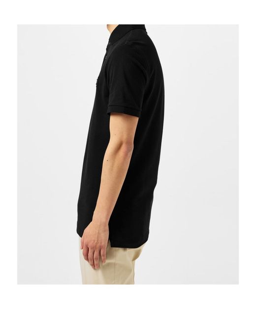Dolce & Gabbana Black Dg Plate Polo Sn00 for men