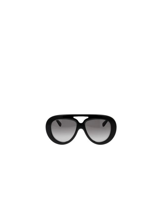 Loewe Black Aviator Frame Sunglasses