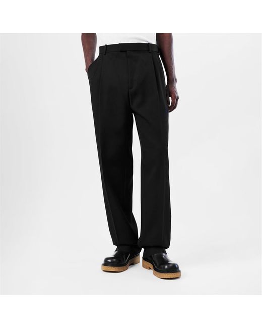 Bottega Veneta Black Belt Loop Casual Pants for men