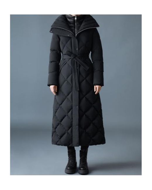 Mackage Blue Long-Sleeved Cotton-Padded Jacket