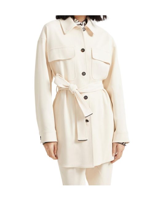 Brunello Cucinelli Natural Belted Jacket