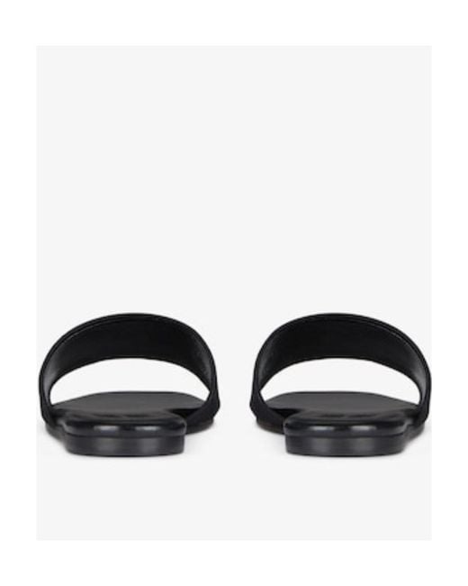 Givenchy Black 4G Flat Mules
