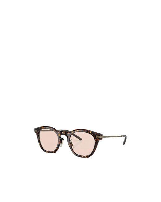 Oliver Peoples Metallic Len Tortoiseshell-Effect Glasses for men
