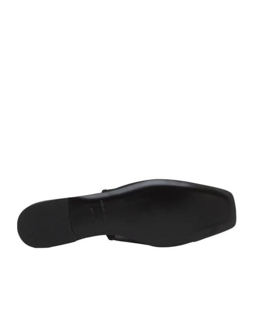 Emporio Armani White Mesh Slingback Flat Shoes