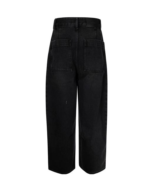 Studio Nicholson Black Chalco Tapered Leg Jeans