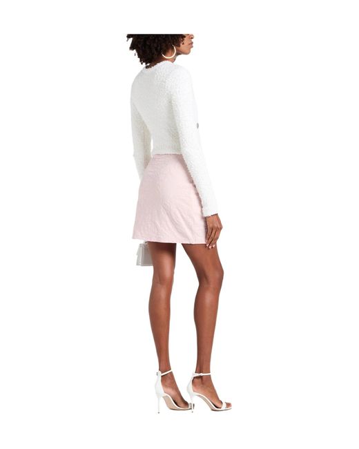Balenciaga White Cropped Tweed Jacket