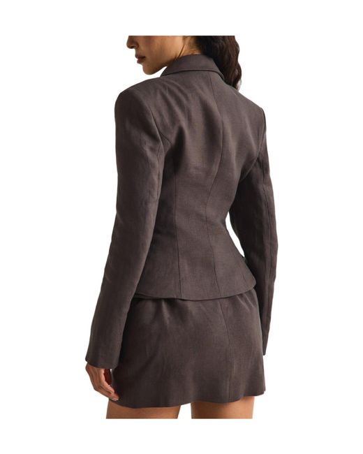 Magda Butrym Brown Casual And Minimalist Blazer