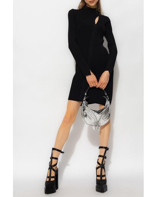 Versace Black La Vacanza Collection Dress