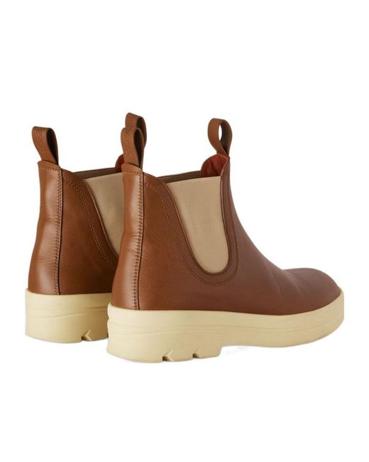Loro Piana Brown Lakeside Ankle Boots
