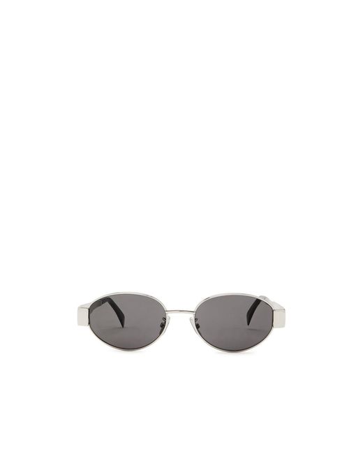 Céline White Metal Sunglasses