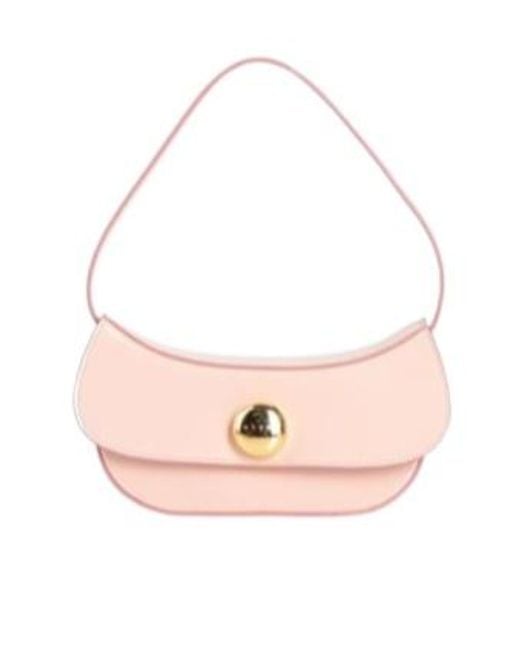 Marni Pink Smooth Leather Shoulder Bag