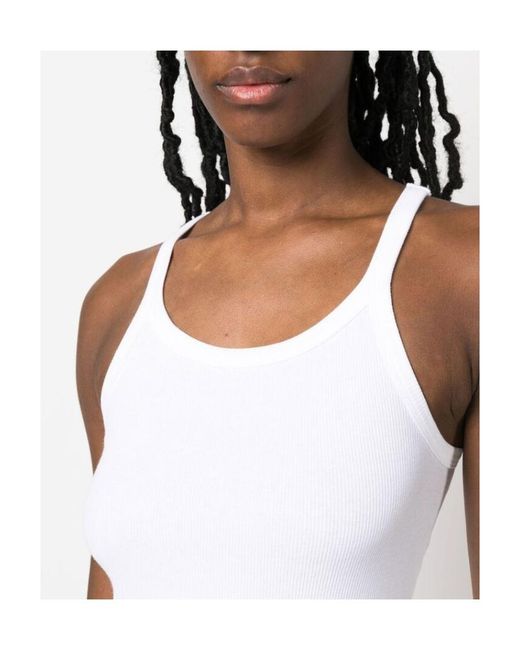 IRO White Thin Shoulder Strap Vest