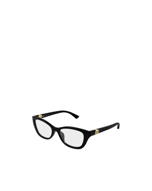 Gucci White Cat-Eye Eyeglasses