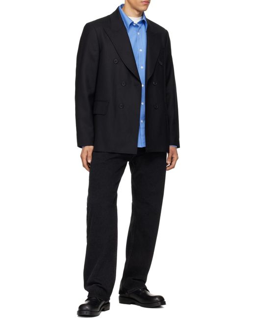Agolde Black Magnus Straight-Leg Jeans for men