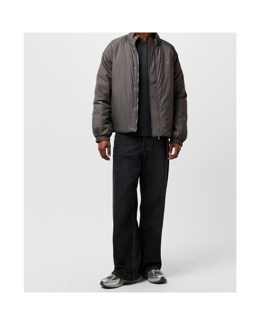 Represent Gray Stand-Up Collar Casual Jacket for men