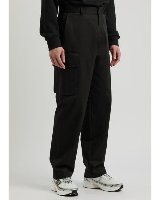 Givenchy Black Straight-Leg Cotton Cargo Trousers for men