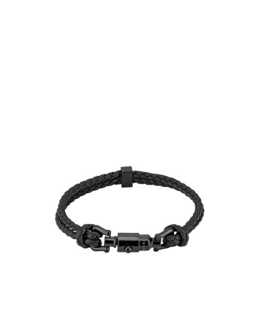 Gucci Multicolor Braided Bracelet With Piston Detail