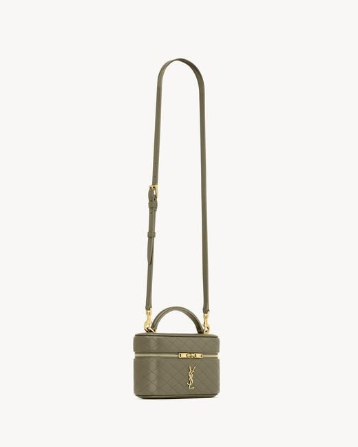 Saint Laurent Natural Gaby Vanity Bag