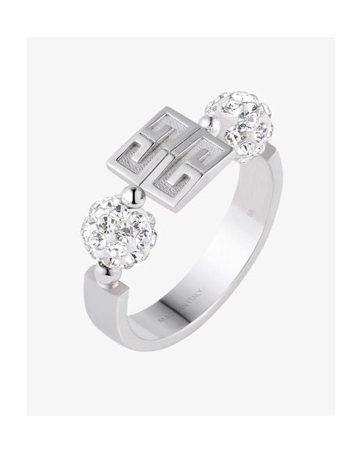 Givenchy White 4G Ring