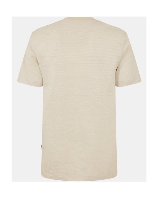 Boss White Short-Sleeve Crew-Neck T-Shirt for men
