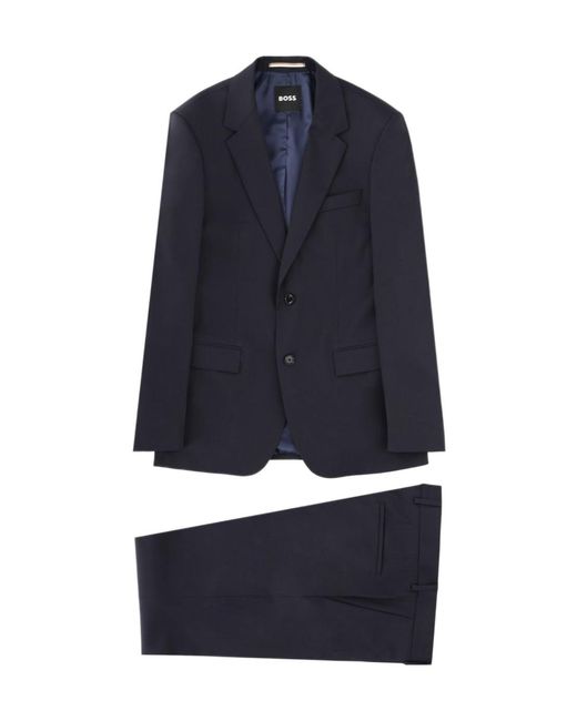 Boss Blue Boss Two-Piece Single-Breasted Suit for men
