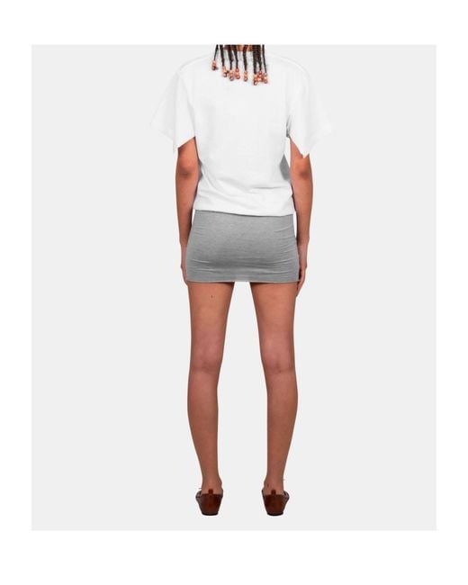 GIMAGUAS White Alina V-Neck T-Shirt