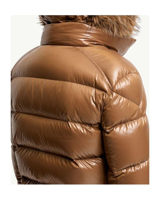 Moncler Brown Hypolais Short Down Jacket