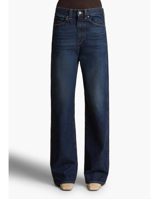 Khaite Blue Bonnie Jeans