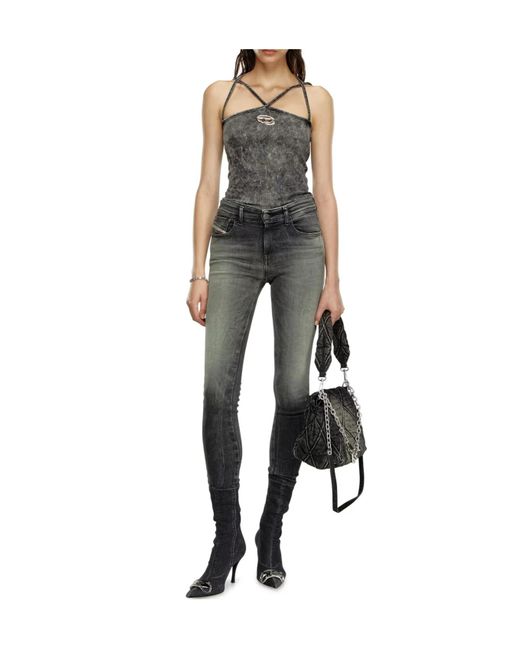 DIESEL Gray T-Maryn Tank Top