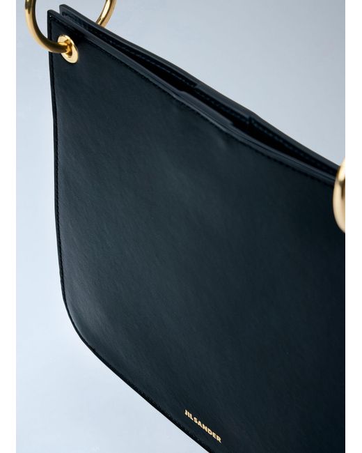 Jil Sander Blue Otto Small Shoulder Bag