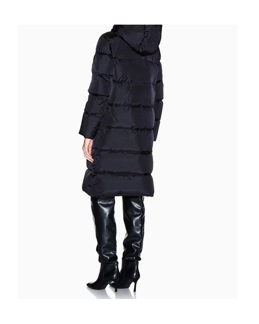ARMANI EXCHANGE Blue Hooded Padded Jacket