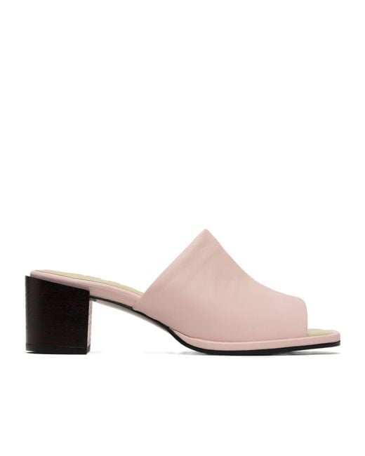 By Far Pink Francisco High-Heeled Sandals