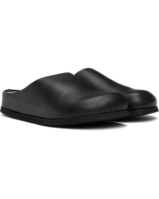 Common Projects Black Leather Mules