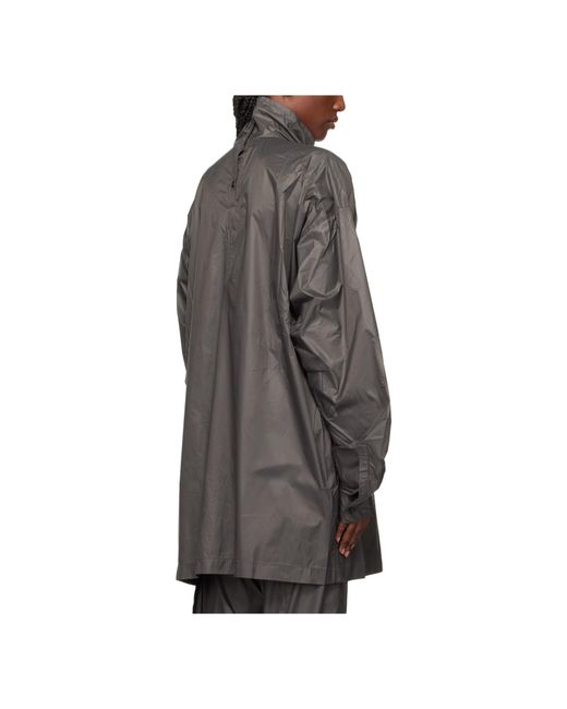 Rick Owens Gray Concordians Jumbo Turtleneck Sweater