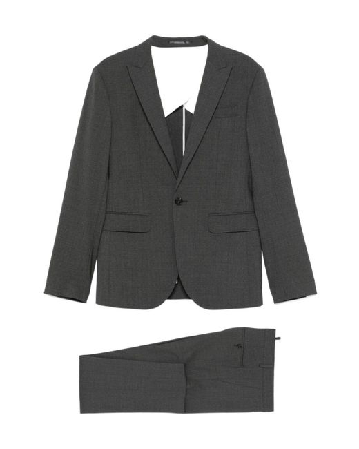 DSquared² Black Single-Breasted Suit for men