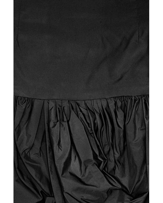ROTATE BIRGER CHRISTENSEN Black Mini Balloon Skirt