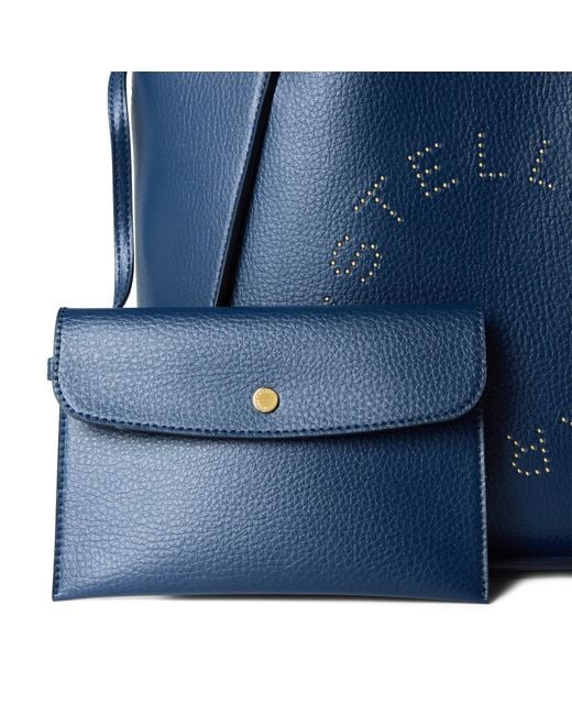 Stella McCartney Blue Solid Color Handbag