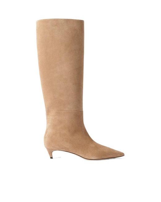 Jimmy Choo Brown Suede Knee Boots
