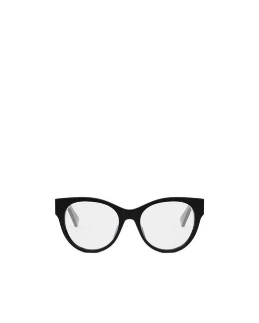 BVLGARI White Bulgari Pantos-Frame Glasses