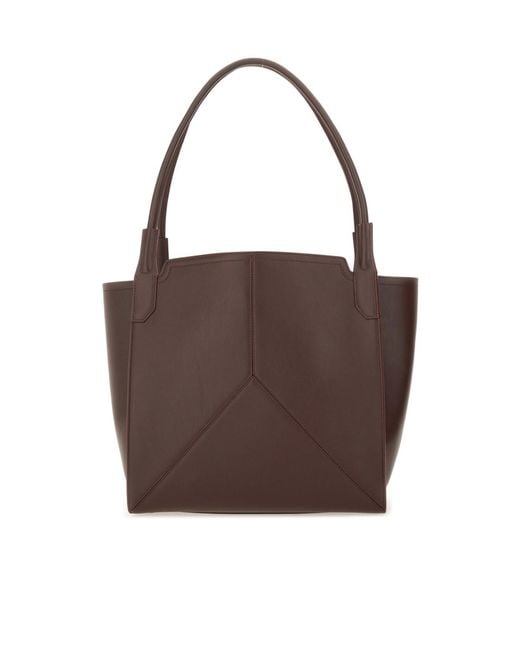 Victoria Beckham Brown Small Victoria Tote Bag