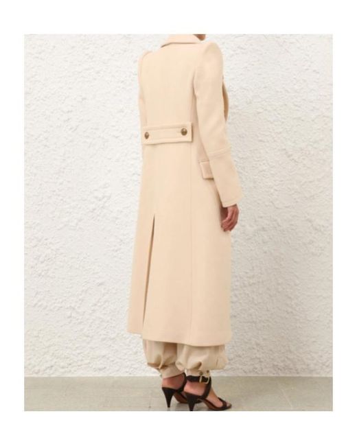 Zimmermann Natural Hypnotic Longline Coat