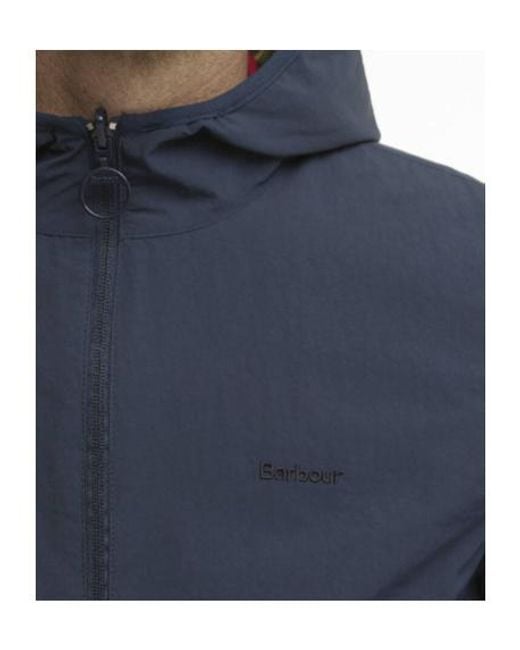 Barbour Blue Kemble Reversible Jacket for men