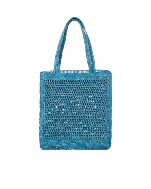 Chloé Blue Chloé Summer Banana Tote Bag