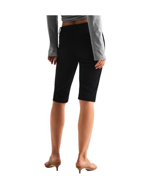 Magda Butrym Black Solid Color Casual Pants