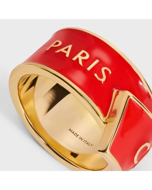 Céline Pink Ribbon Ring