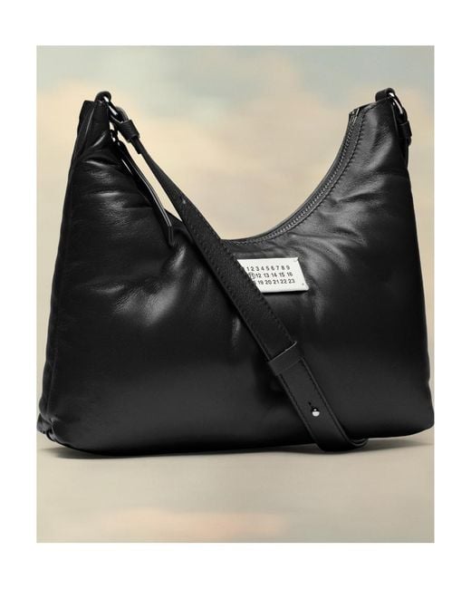 Maison Margiela Black Glam Slam Small Hobo Bag