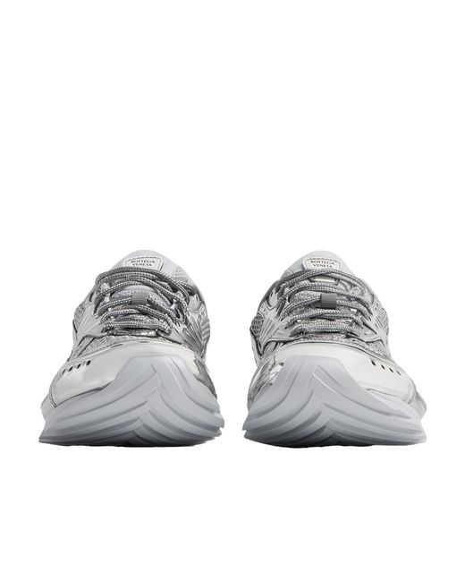 Bottega Veneta Gray Orbit Lace-Up Sneakers for men