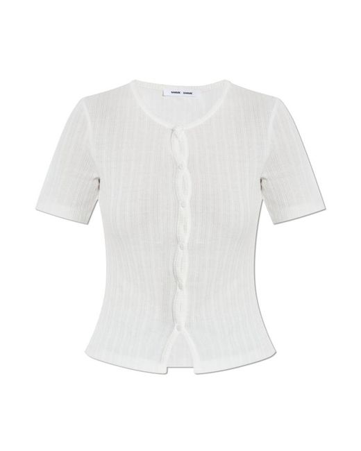 Samsøe & Samsøe White Short-Sleeved Tops