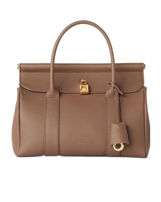 Loro Piana Brown Loom Bag L25 Shoulder Bag
