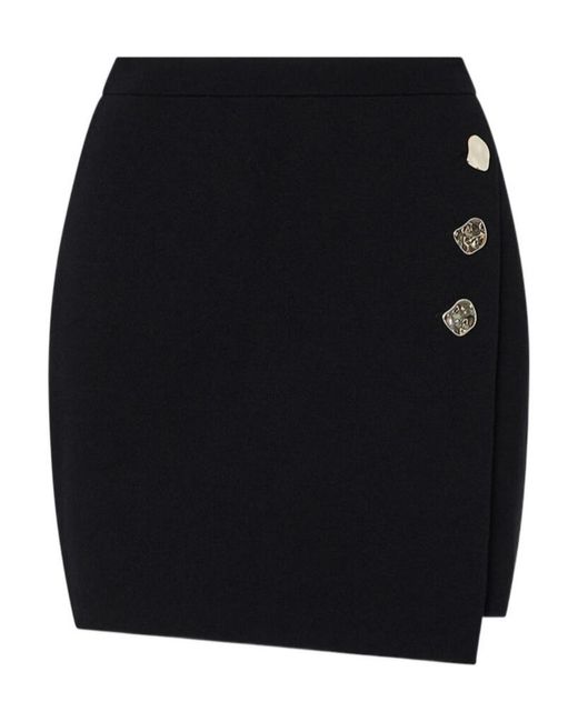 Liu Jo Black Knit Mini Skirt